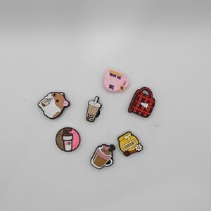 Cute Cartoon Shoe Charms Set